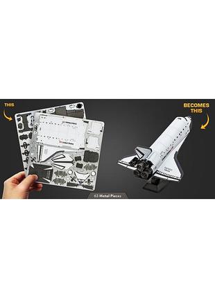 Металлический 3d конструктор space shuttle atlantis 9