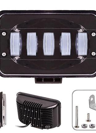 Фара светодиодная 10-30v 50w 6000k pulso wlp-50s5 spot + flood 170х110х75мм