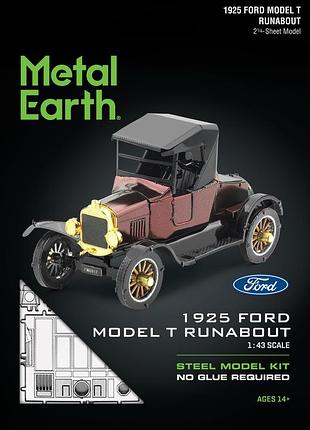 Металлический 3d конструктор 1925 ford model t runabout 7