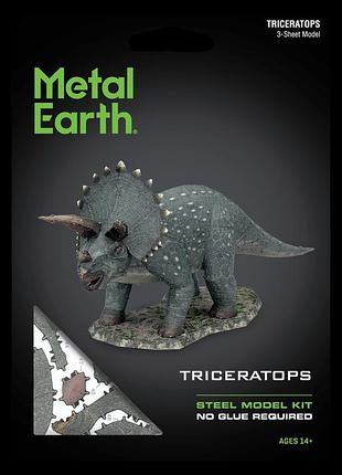 Металлический 3d конструктор трицератопс 7