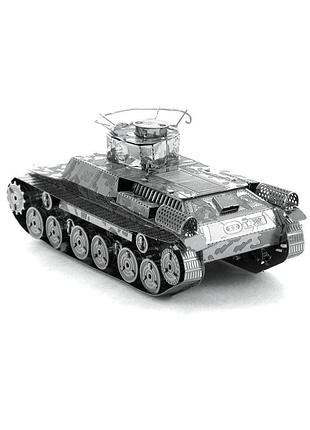 Металлический 3d конструктор танк chi ha 4