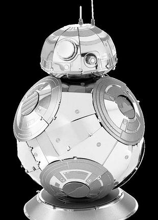 Металевий 3d конструктор астромеханічний дроїд star wars bb-8