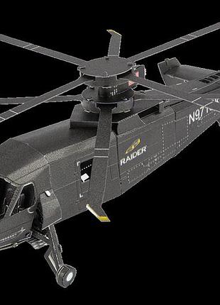 Металлический 3d конструктор вертолёт sikorsky s-97 raider