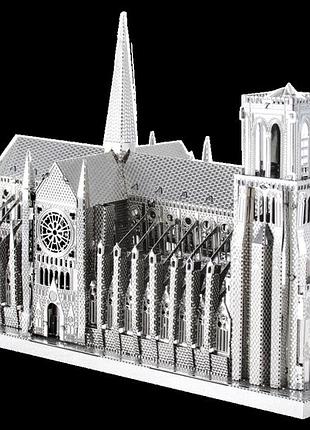 Металлический 3d конструктор собор парижской богоматери
