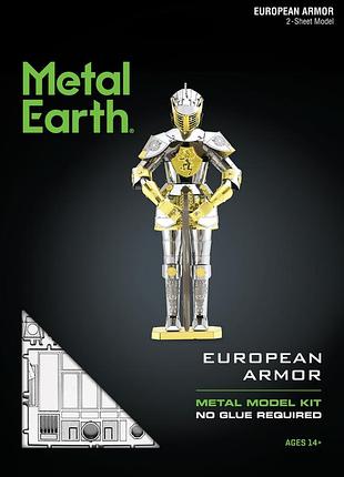 Металлический 3d конструктор европейский доспех 3
