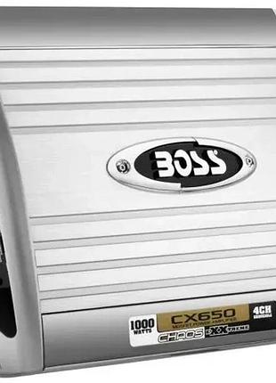 Автомобильный усилитель boss audio cx650 1000вт 4х канальный