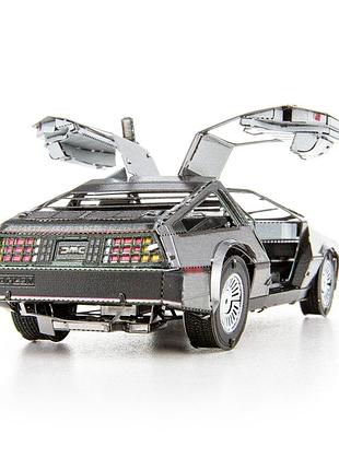 Металлический 3d конструктор delorean 4