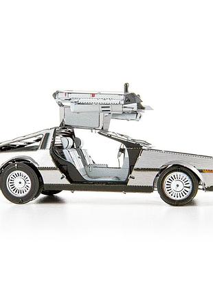 Металлический 3d конструктор delorean 5