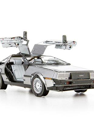Металлический 3d конструктор delorean 6