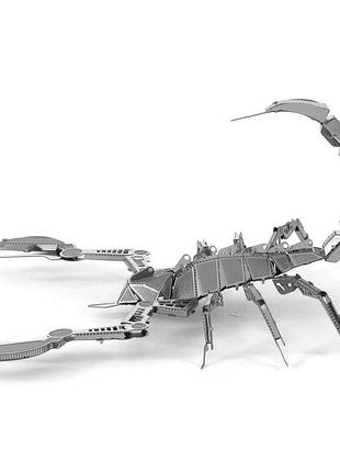 Металлический 3d конструктор скорпион 3