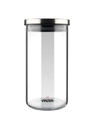 Контейнер для хранения пищевых продуктов vinzer 0,9 л. 9.5 x 9.5 x 18.2см. (50736)