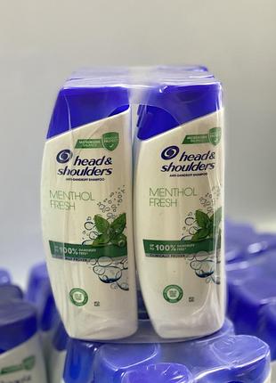 🌱 шампунь head & shoulders menthol fresh 400 мл