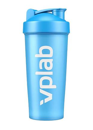 Shaker with blender ball - 700ml cyan