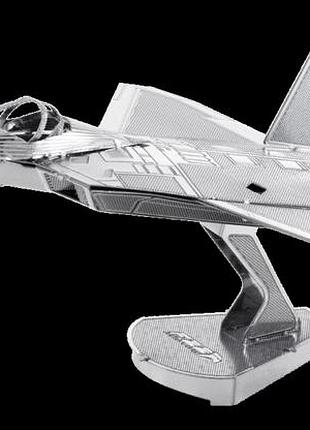 Металевий 3d конструктор винищувач f-22 raptor