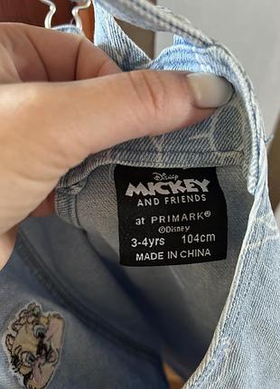 Джинсовий сарафан disney primark 5