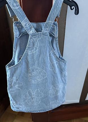 Джинсовий сарафан disney primark 4