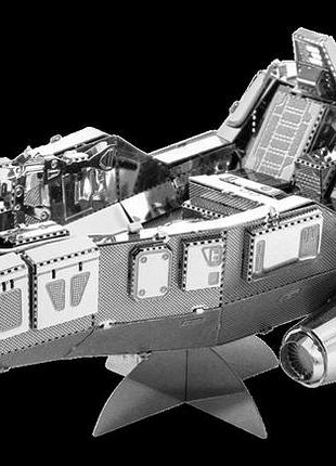 Металевий 3d конструктор корабель star wars first order snowspeeder
