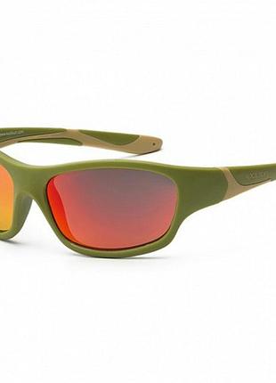 Дитячі сонцезахисні окуляри koolsun sport, 3-8р, хакі