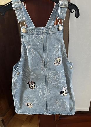 Джинсовий сарафан disney primark