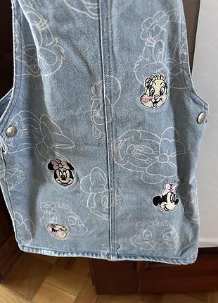 Джинсовий сарафан disney primark 2