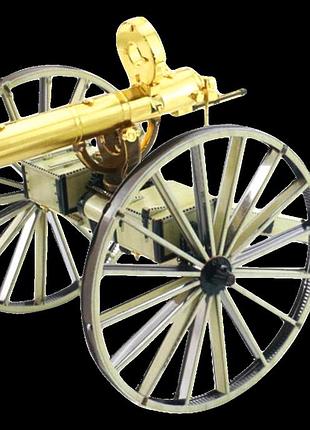 Металлический 3d конструктор wild west gatling gun