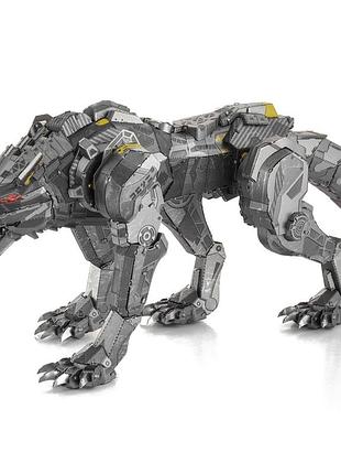 Металлический 3d конструктор cyber wolf