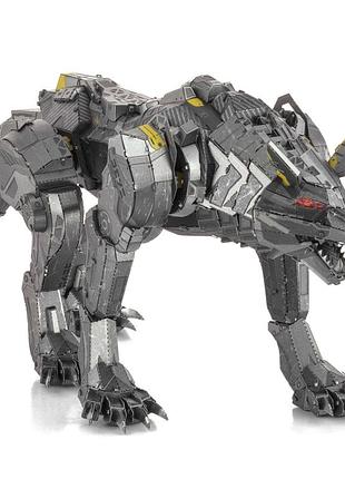 Металлический 3d конструктор cyber wolf 5
