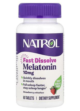 Fast dissolve melatonin 10mg - 60 tabs