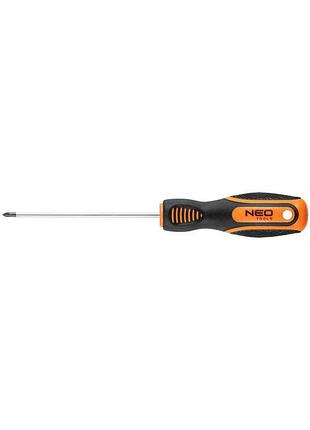 Викрутка neo tools хрестова, pz0x100мм, сталь crv