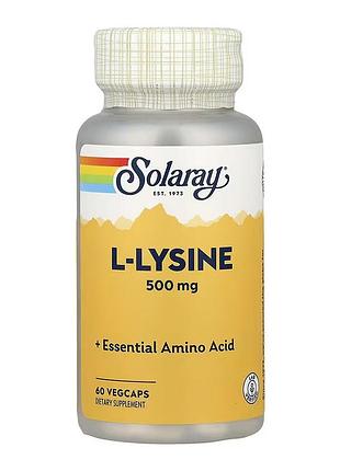 L-lysine 500mg - 60 vcaps