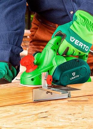 Перчатки рабочие verto, синтетическая кожа, р.9, зеленый 3