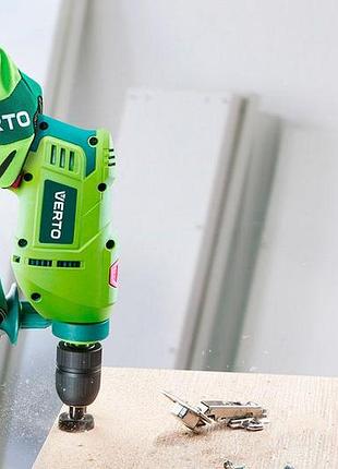 Рукавички робочі verto, синтетична шкіра, р.9, зелений 5