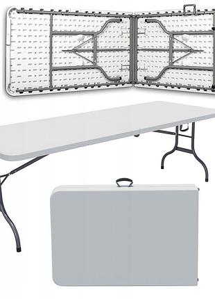 Стол раскладной туристический hanert family table 180см white