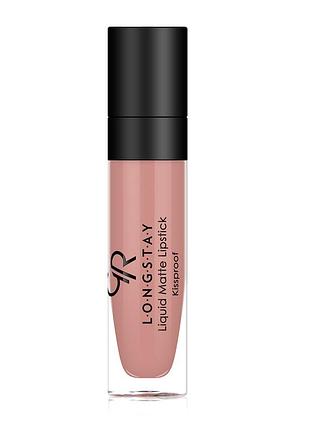 Жидкая помада для губ golden rose №13 longstay liquid matte голден роуз матовая