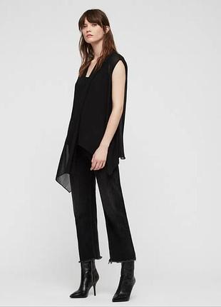 Allsaints-шифоновий топ kery, р.-s