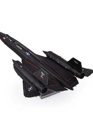 Металлический 3d конструктор самолёт ввс сша lockheed sr-71 blackbird 4