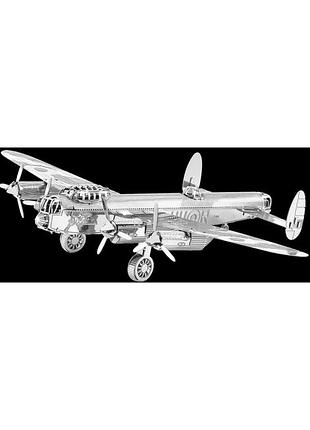 Металлический 3d конструктор самолет avro lancaster