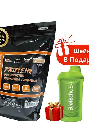 Оригінальний сироватковий протеїн 2 кг = 80% білка для росту м'язів + шейкер в подарунок tm bioline