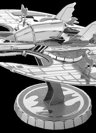 Металевий 3d конструктор бойовий автомобіль batman 1989 batwing