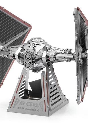 Металлический 3d конструктор "star wars - sith tie fighter" 4