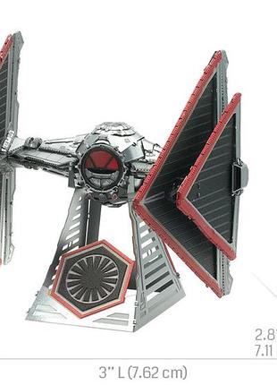 Металлический 3d конструктор "star wars - sith tie fighter" 10