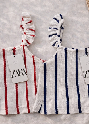 Топ zara з рюшами 🌿🤍