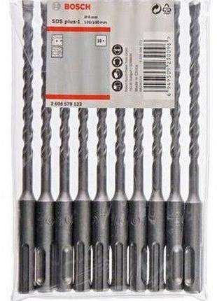 Свердло по бетону bosch professional sds-plus, 6x100x160мм, 10шт