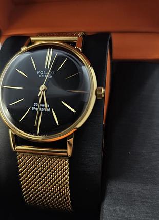 Механические часы poljot slim de luxe