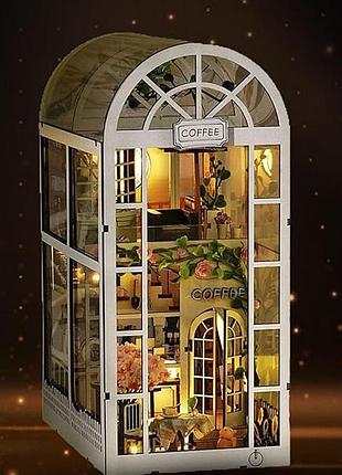 Бук нук сонячна кавова оранжерея book nook sunshine coffee greenhouse інтерьерний конструктор ym-07 diy