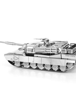 Металлический 3d конструктор tank - m1 abrams 2