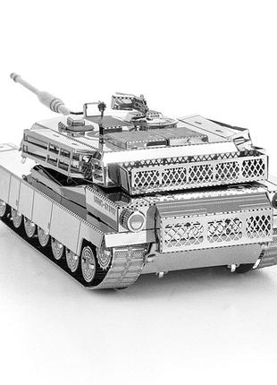 Металлический 3d конструктор tank - m1 abrams 3