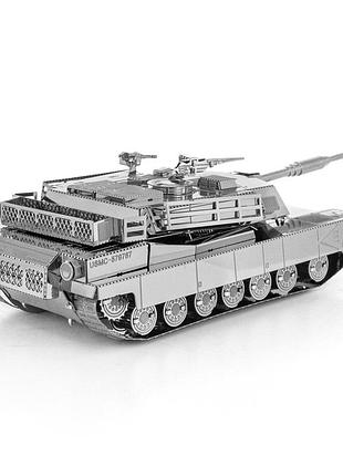 Металлический 3d конструктор tank - m1 abrams 4