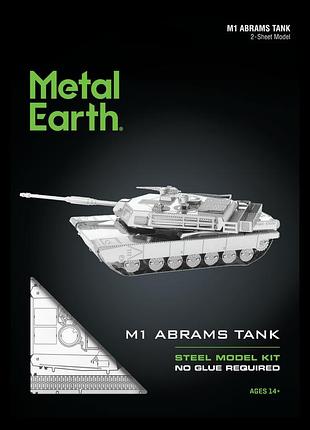 Металлический 3d конструктор tank - m1 abrams 7