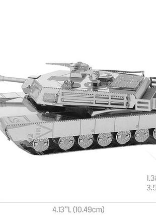 Металлический 3d конструктор tank - m1 abrams 10